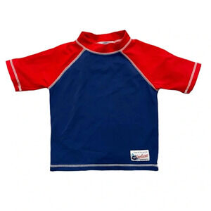 Janie and Jack Rashguard Red and Blue